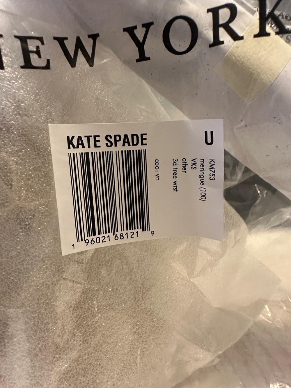Kate Spade gray leather wristlet charm 3D Tree Wristlet - Picture 5 of 7